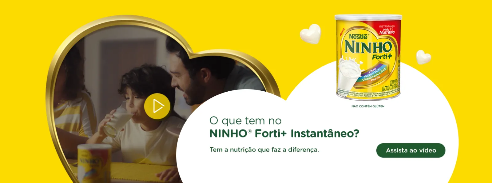 O que tem no NINHO® Forti+ Instantâneo?
