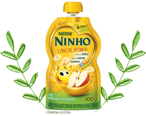 NINHO® Pounch Maçã e Banana