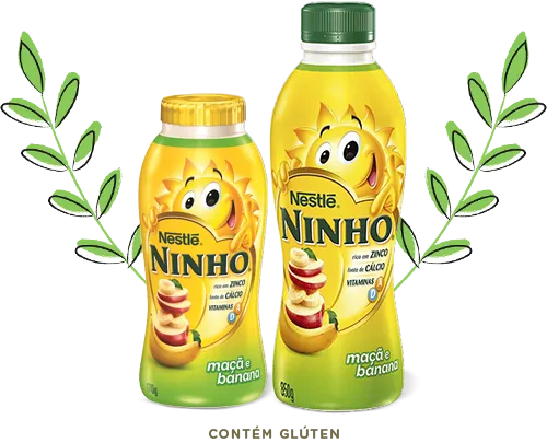 Iogurte NINHO® Maçã e Banana